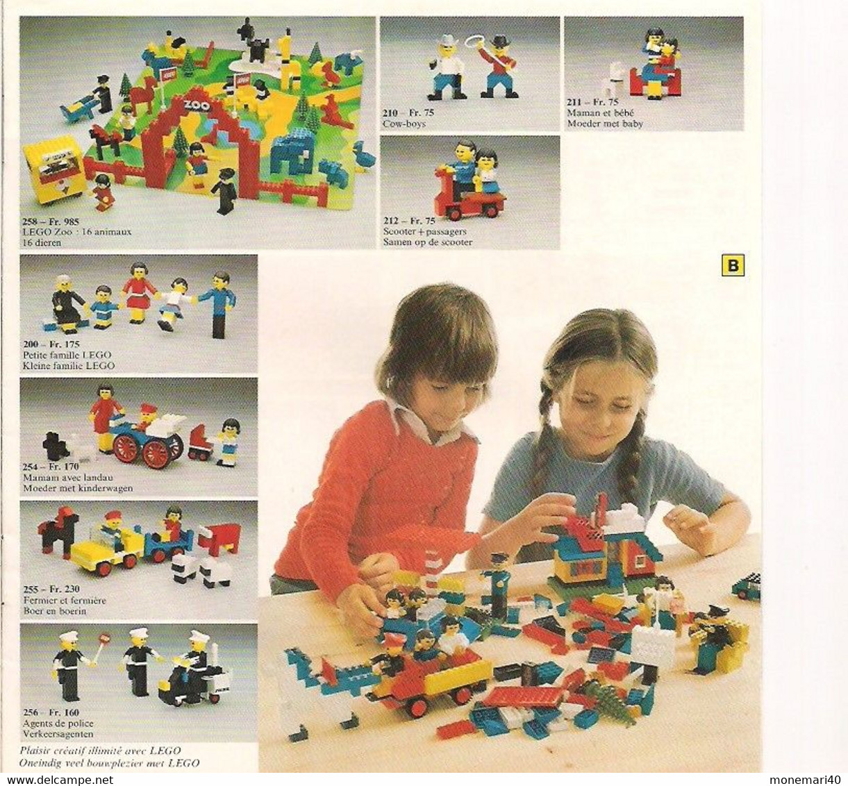 LEGO SYSTEM - CATALOGUE - GUIDE FAMILIAL - GEZINSWEGWIJZER - 1976. - Catalogi