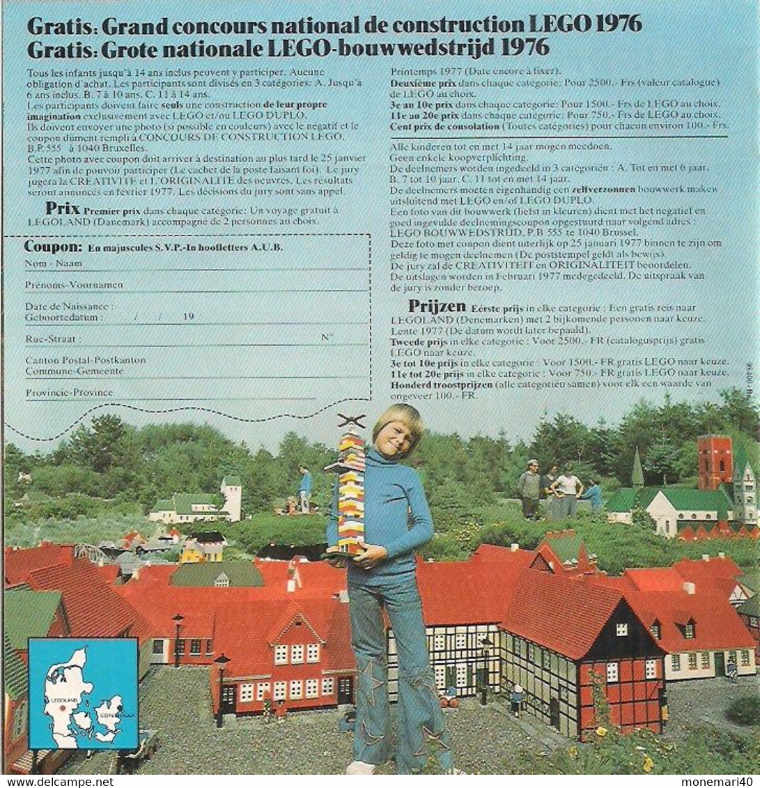 LEGO SYSTEM - CATALOGUE - GUIDE FAMILIAL - GEZINSWEGWIJZER - 1976.