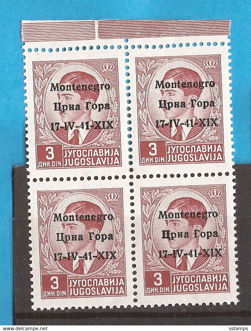 2021-03 -01 ITCGOK   1941 ITALIA MONTENEGRO OCCUPAZZIONE EXCELLENT QUALITY FOR THE COLLECTION  MNH - Montenegro