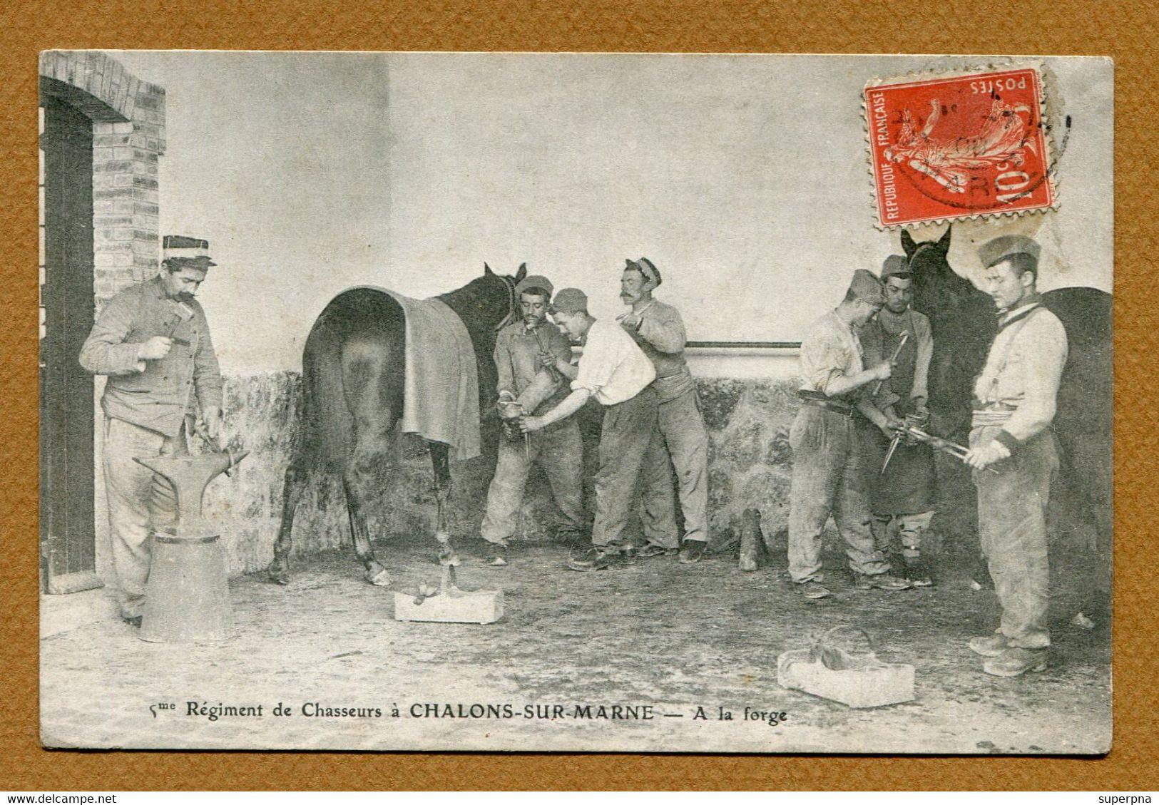 CAMP DE CHALONS-SUR-MARNE  (51) : " LA FORGE " - Camp De Châlons - Mourmelon