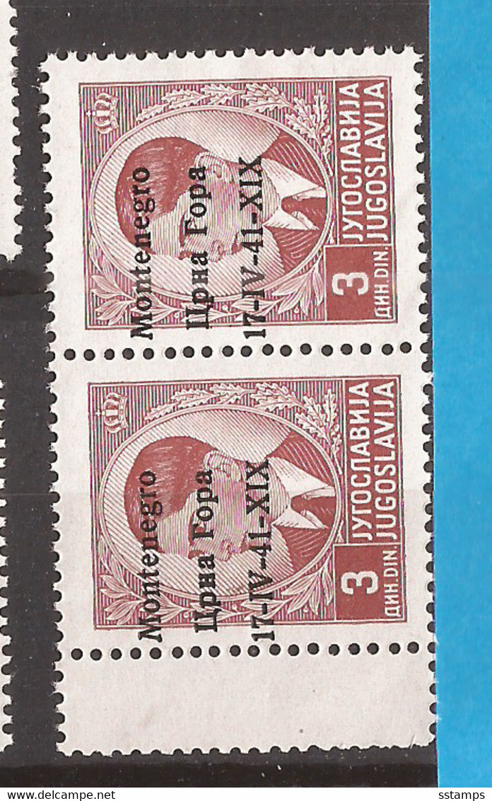 2021-03 -01 ITCGOK   1941 ITALIA MONTENEGRO OCCUPAZZIONE EXCELLENT QUALITY FOR THE COLLECTION  MNH - Montenegro