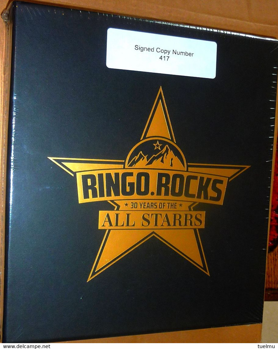 Ringo Starr's "Ringo Rocks: 30 Years Of The All Starrs Livre Signé Autographe Beatles RARE - Culture