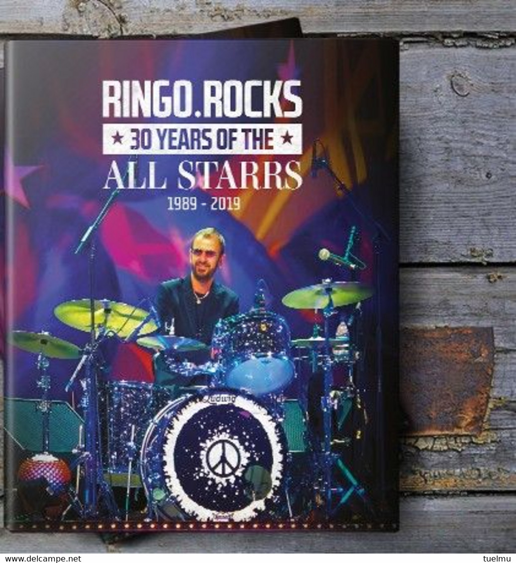 Ringo Starr's "Ringo Rocks: 30 Years Of The All Starrs Livre Signé Autographe Beatles RARE - Culture