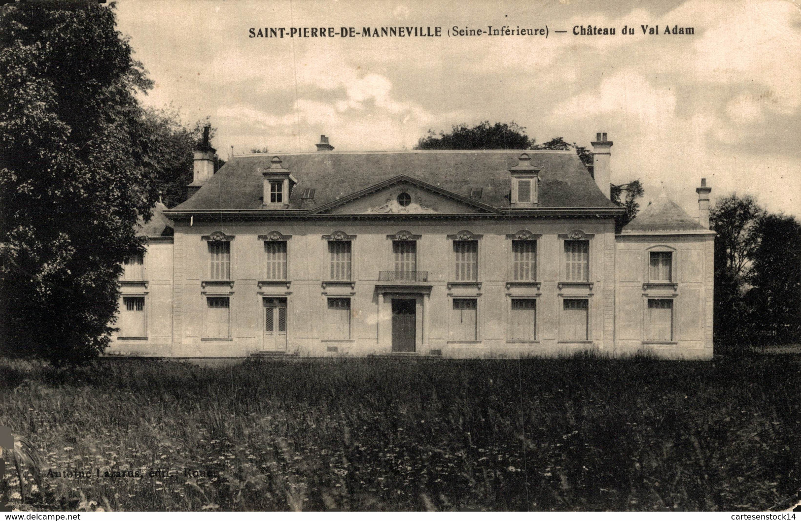 N° 5396 Z -cpa Saint Pierre De Manneville -château Du Val Adam- - Other & Unclassified