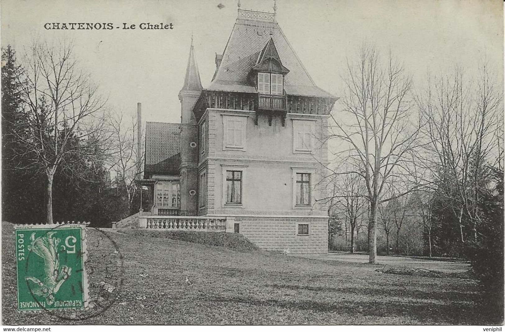 CARTE CHATENOIS - LE CHALET  - ANNEE 1911 - Chatenois