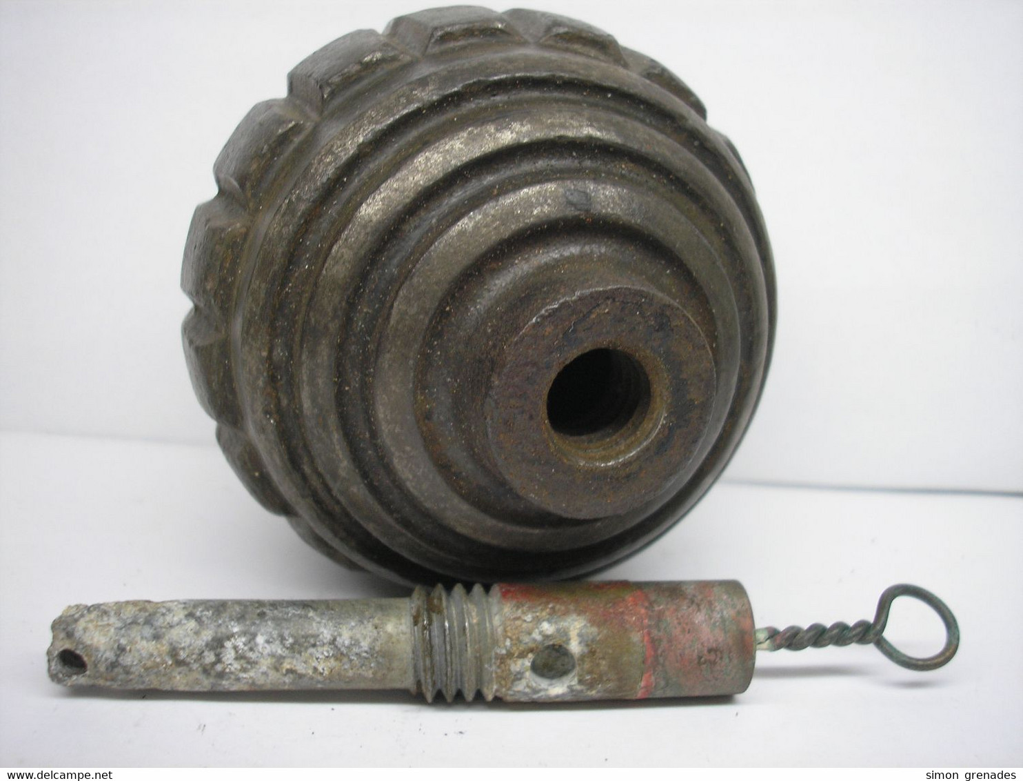 German Kugel Grenade M1915,wwI With Zinc Fuze - 1914-18