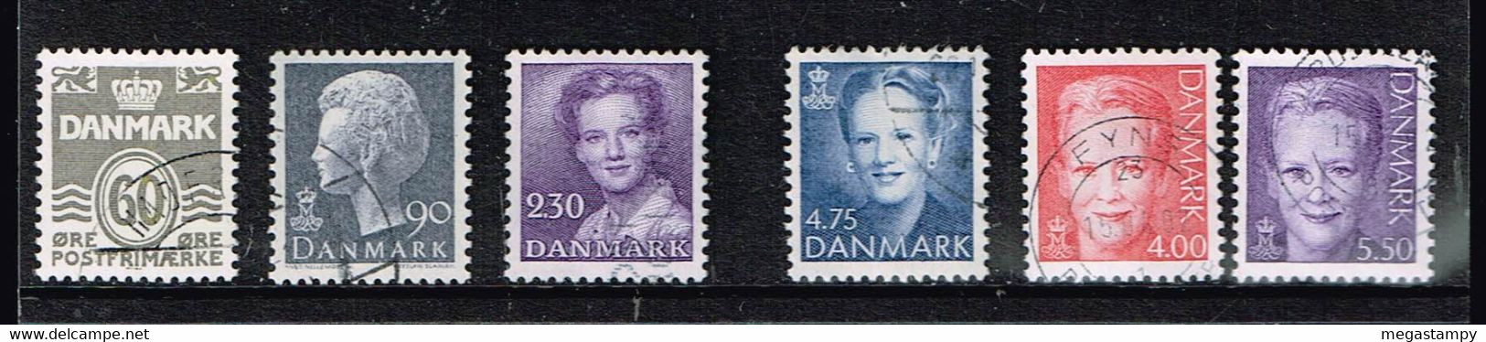 Dänemark 1978 - 2000 , 5 Kl. Marken Dauerserien , Oblitaire / Used / Gestempelt - Sonstige & Ohne Zuordnung