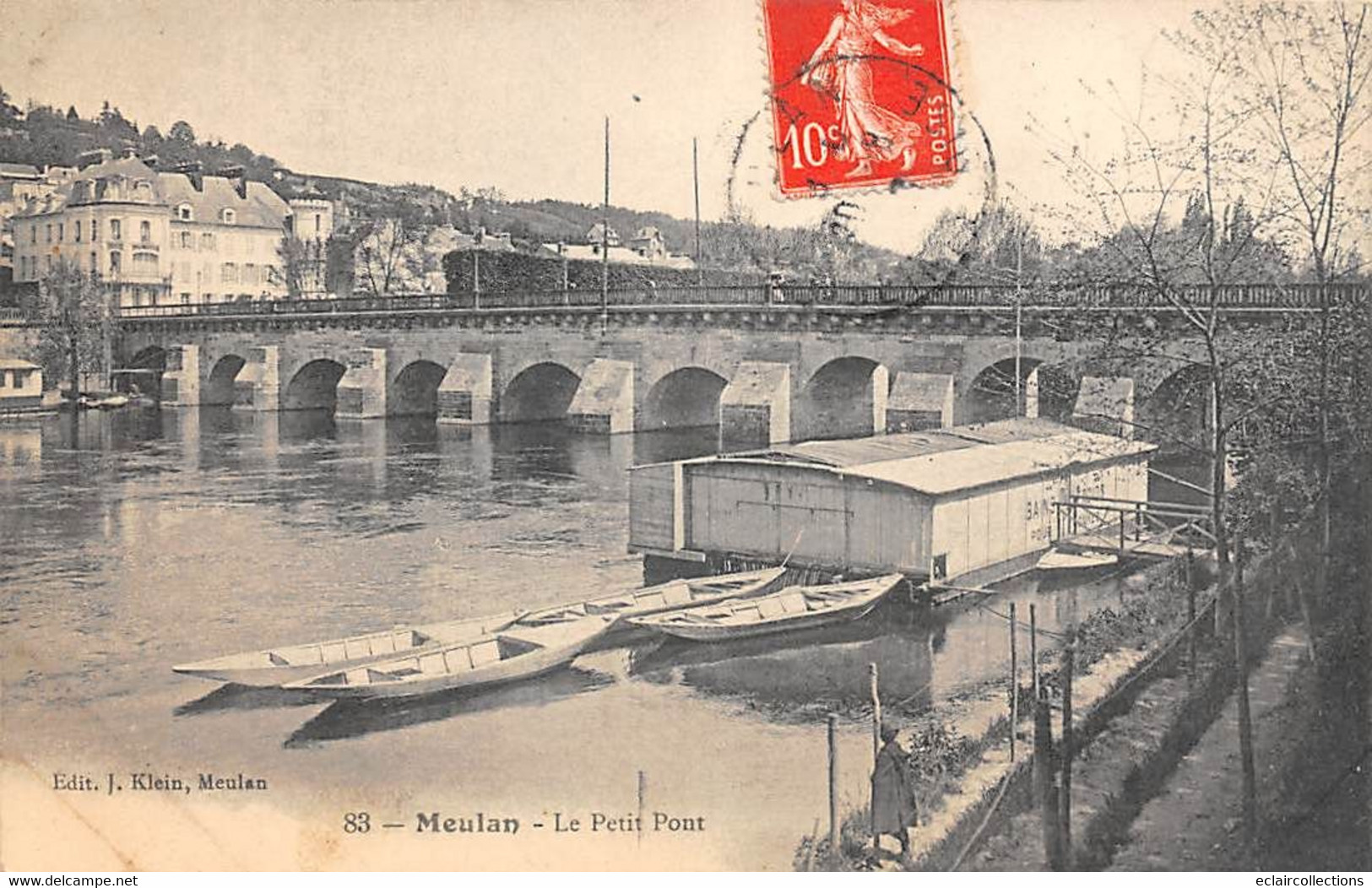 Meulan            78        Le Petit Pont          (voir Scan) - Meulan