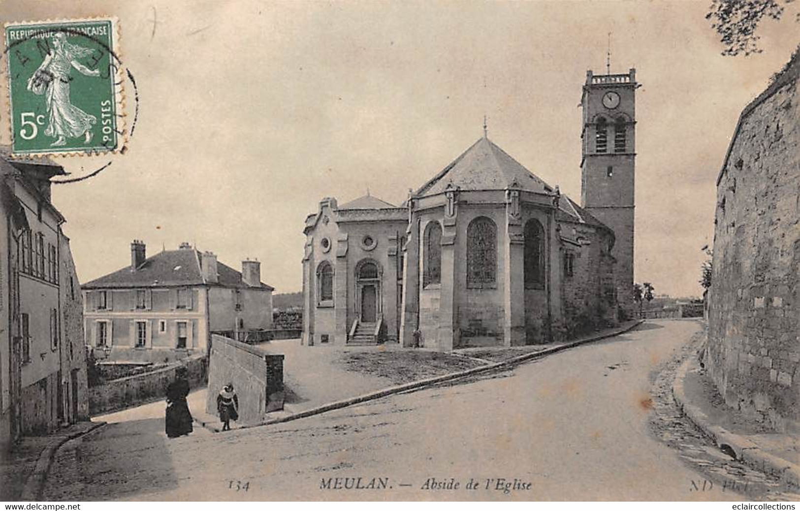 Meulan            78        L'abside De L'église           (voir Scan) - Meulan