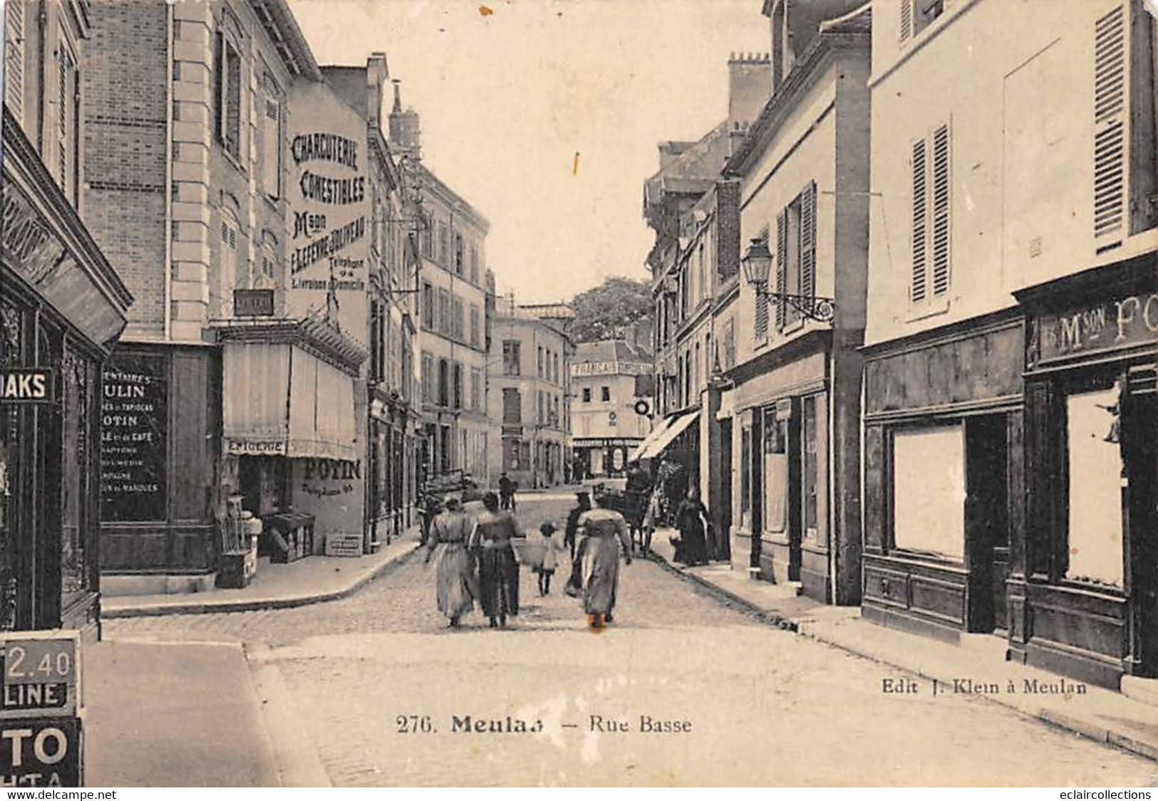 Meulan            78          Rue Basse Commerces.    N°276      (voir Scan) - Meulan