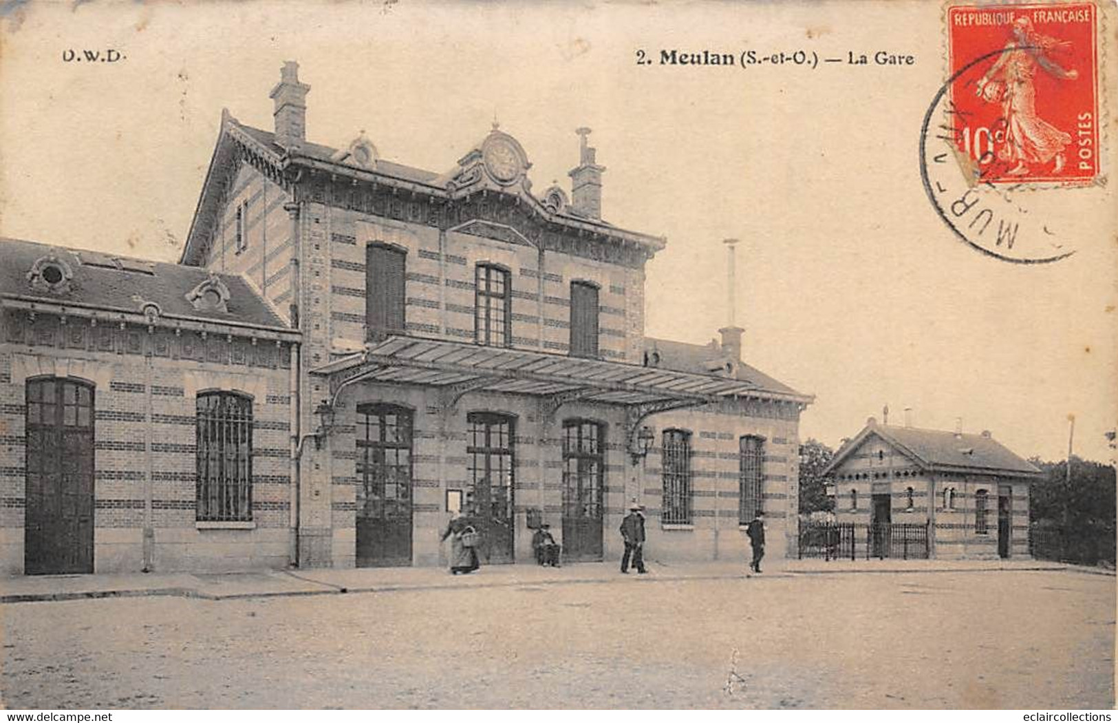 Meulan            78           Extérieur De La Gare           (voir Scan) - Meulan