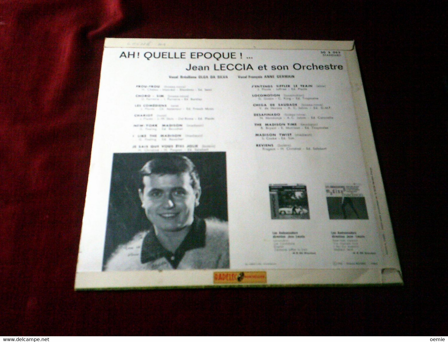 AH ! QUELLE  EPOQUE  !.... DISQUE RICORDI 1962 - Compilaties