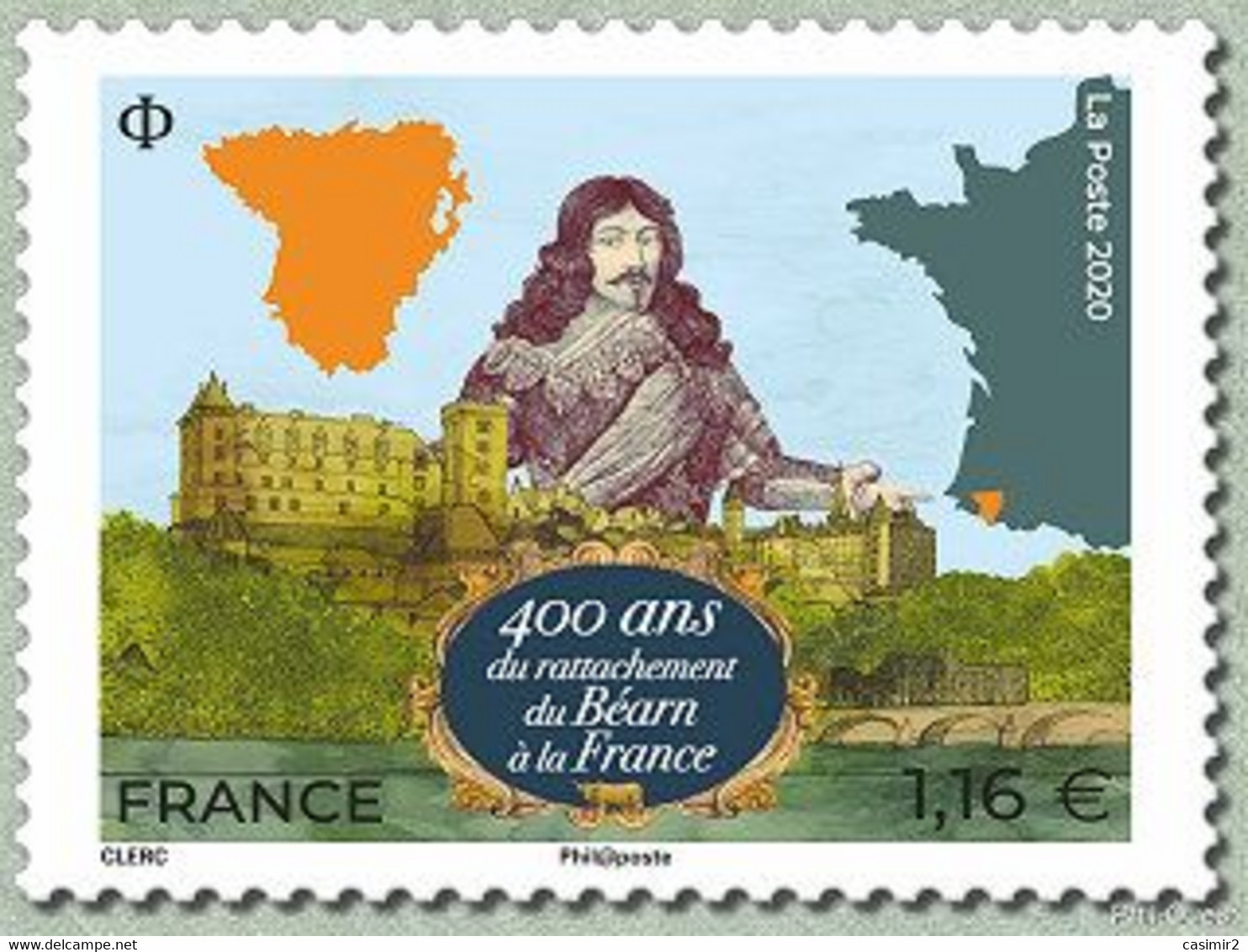 5434 BEARN A FRANCE - Unused Stamps