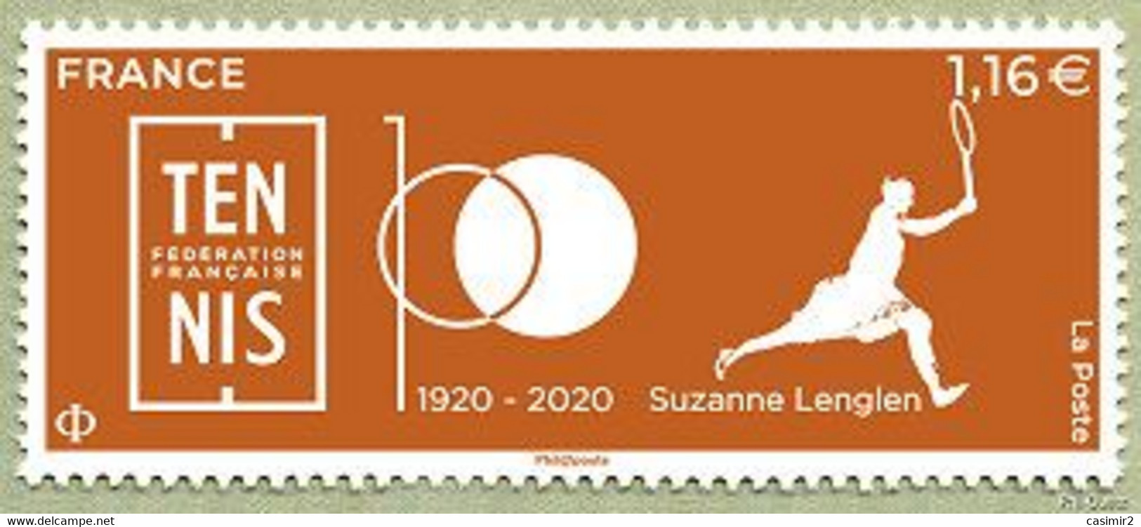 5438 Suzanne Lengien TENNIS - Unused Stamps