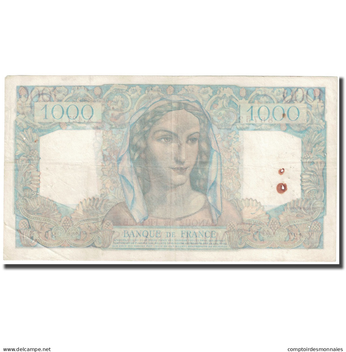 France, 1000 Francs, Minerve Et Hercule, 1948, 1948-05-27, TTB, Fayette:41.21 - 1 000 F 1945-1950 ''Minerve Et Hercule''