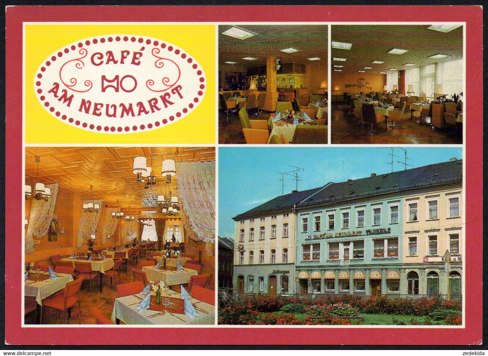 E7531 - TOP Schleiz - Cafe Am Neumarkt - Bild Und Heimat Reichenbach - Schleiz