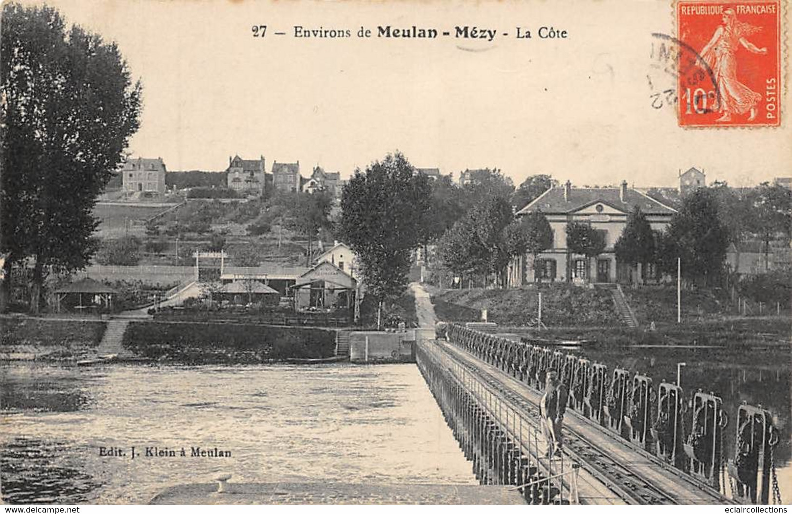 Mézy         78         La Côte. Barrage Et Restaurant      (voir Scan) - Other & Unclassified