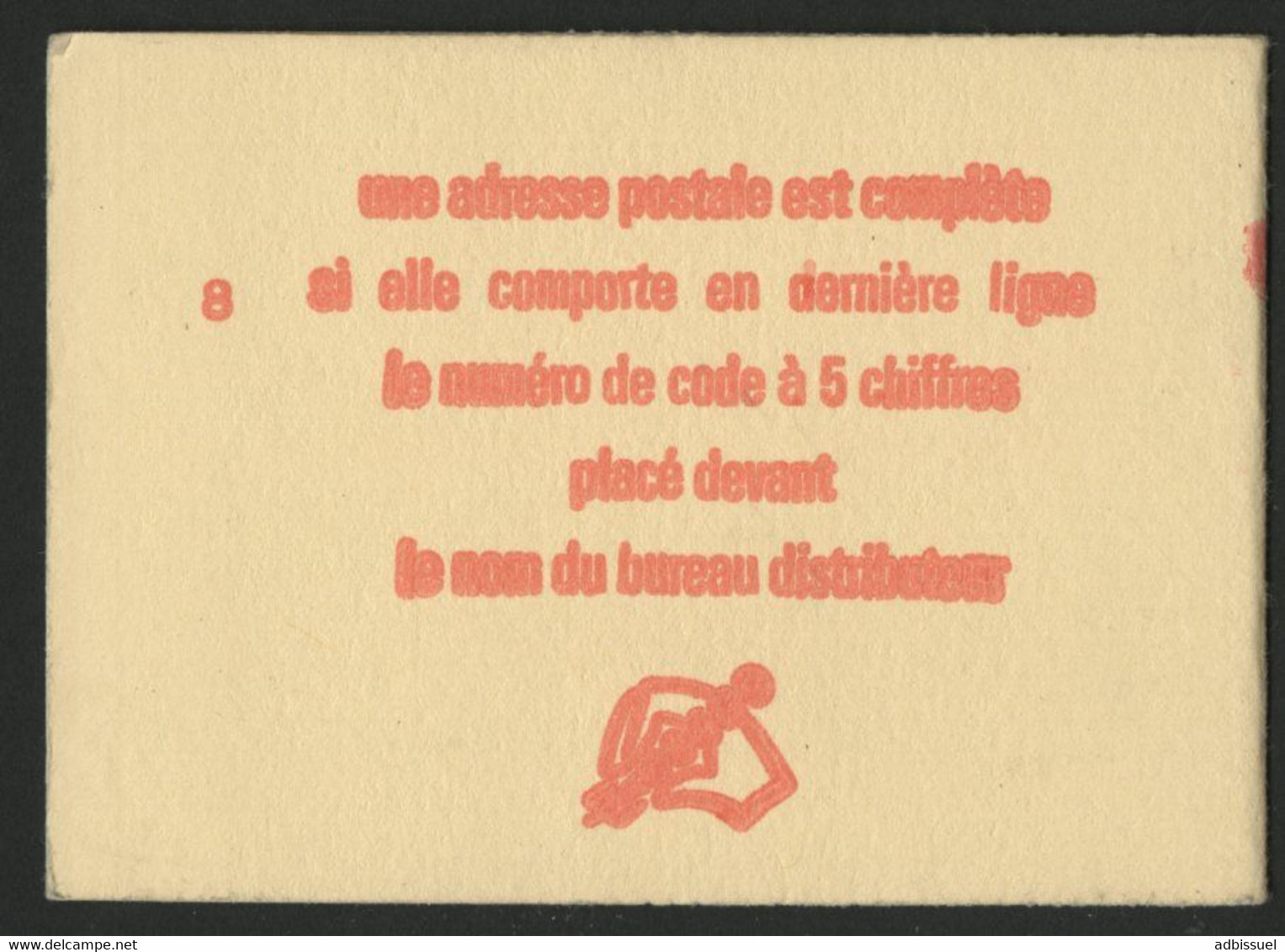 N°1816-C3 Cote : 25 € Carnet Fermé De 20 Timbres 80 Ct Rouge Marianne De Bequet Avec 3 Bandes Phosphorescentes. TB. - Other & Unclassified