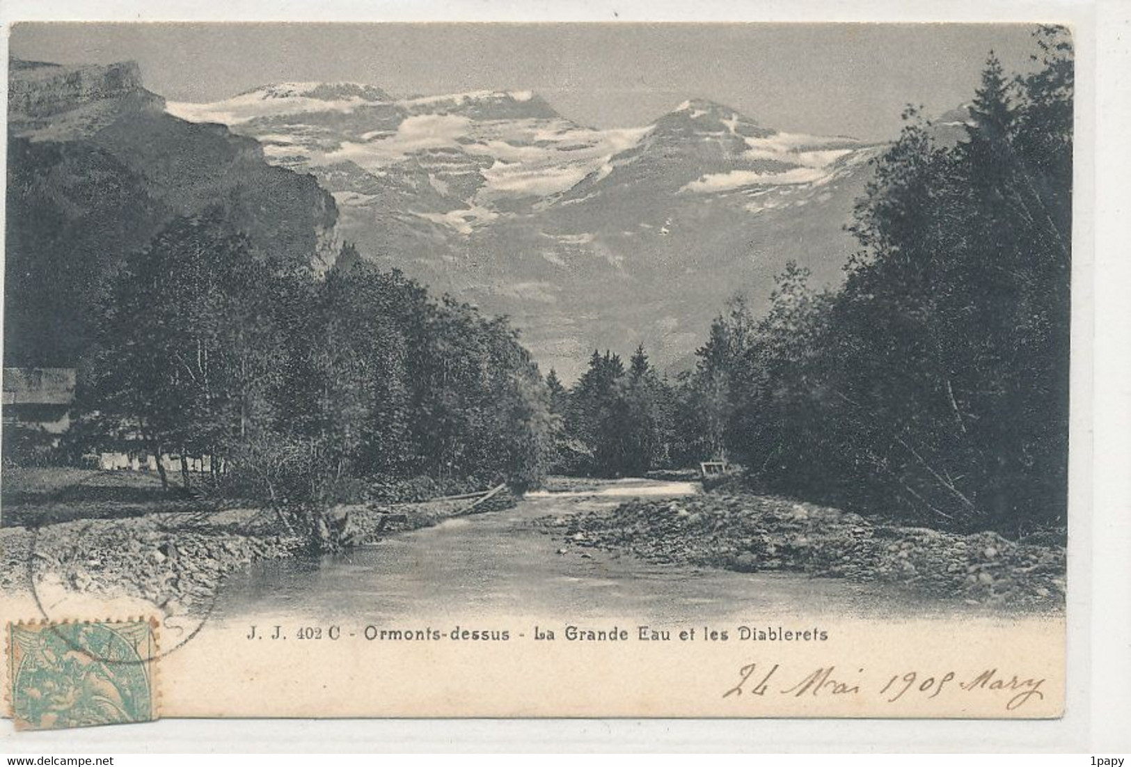 Suisse - Vaud - Ormonts Dessus La Grande Eau Et Les Diablerets - Ormont-Dessus 