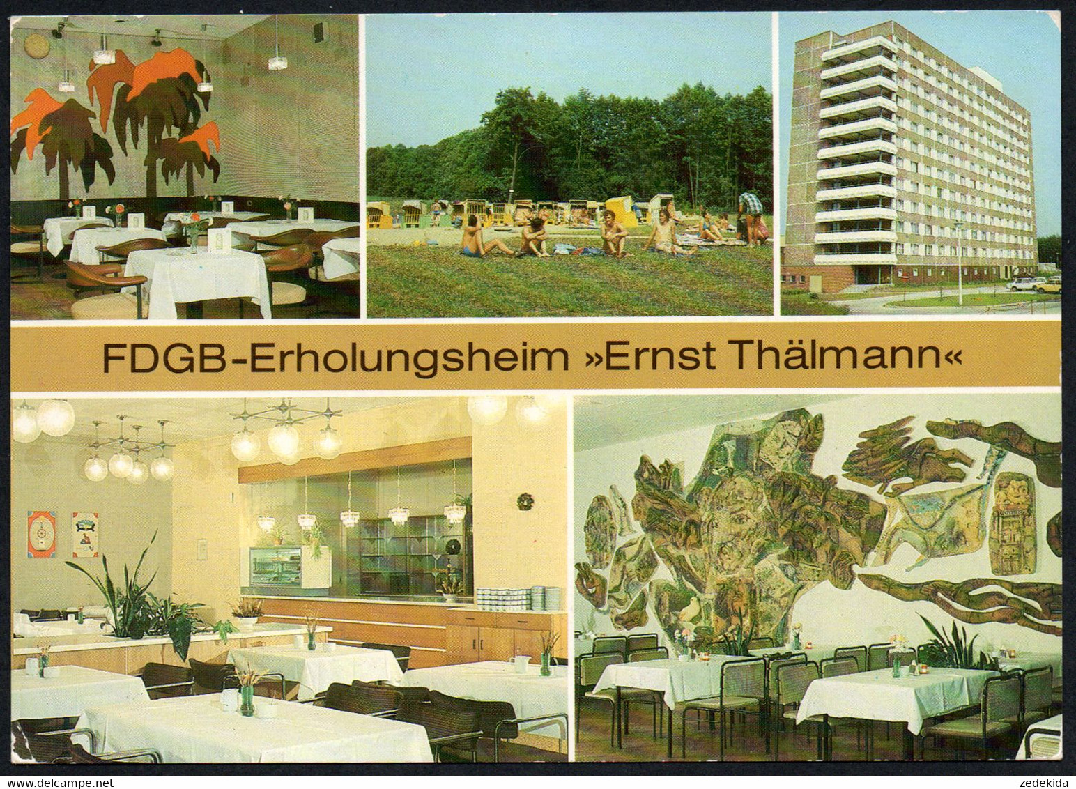 A3156 - TOP Rheinsberg FDGB Heim Ernst Thälmann - Bild Und Heimat Reichenbach - Rheinsberg