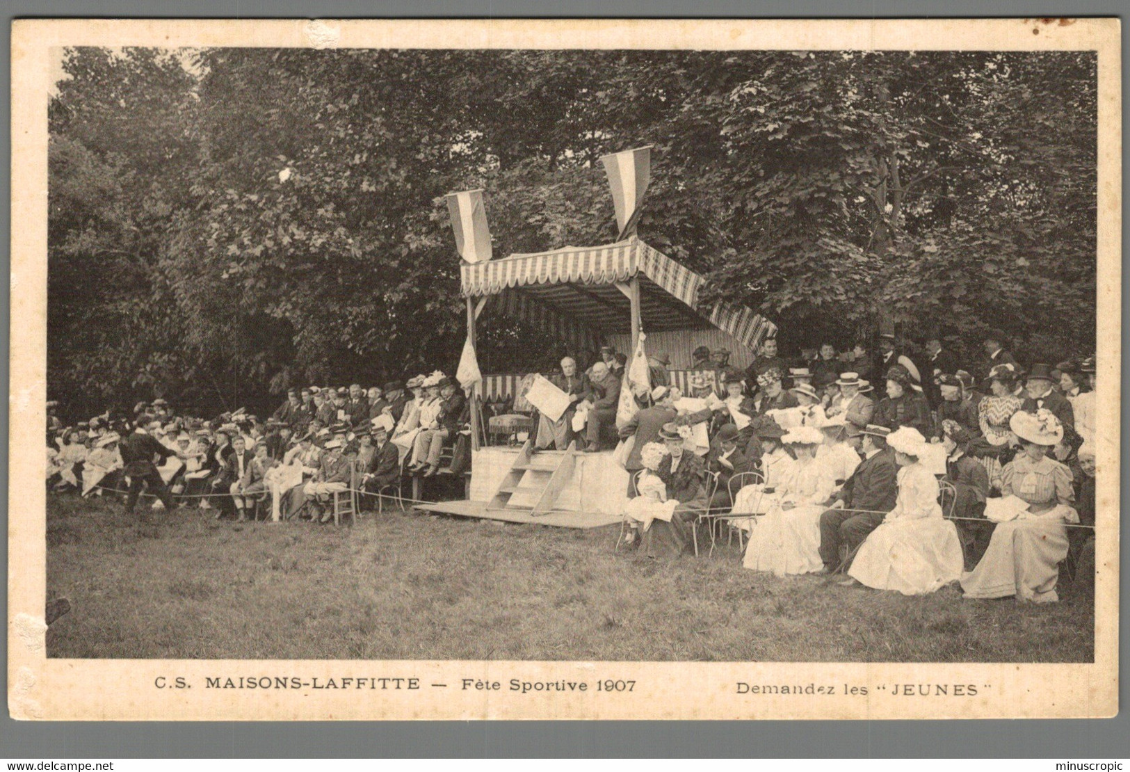 CPA 78 - Maisons Laffitte - Fête Sportive 1907 - Demander Les Jeunes - Maisons-Laffitte