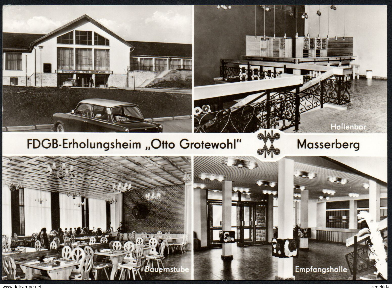 E7608 - TOP Masserberg FDGB Heim Otto Grotewohl - Auslese Bild Verlag - Masserberg