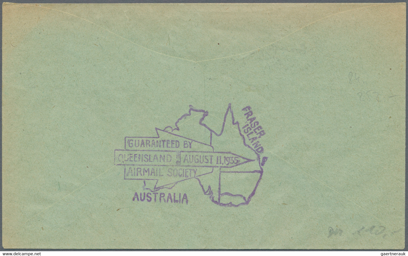 Australien: 1935, Wreck Rocket Mail, Two Covers Sent From The S.S. Maheno To Fraser Island Resp. Vic - Covers & Documents