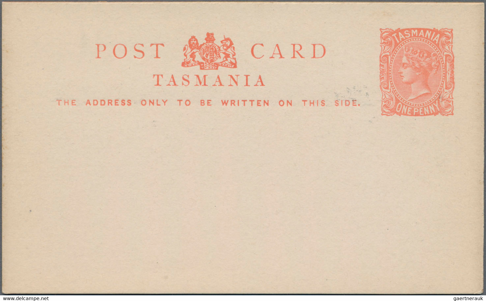 Tasmanien - Ganzsachen: 1900/1912 ca., collection with ca.20 mostly used postal stationery cards and