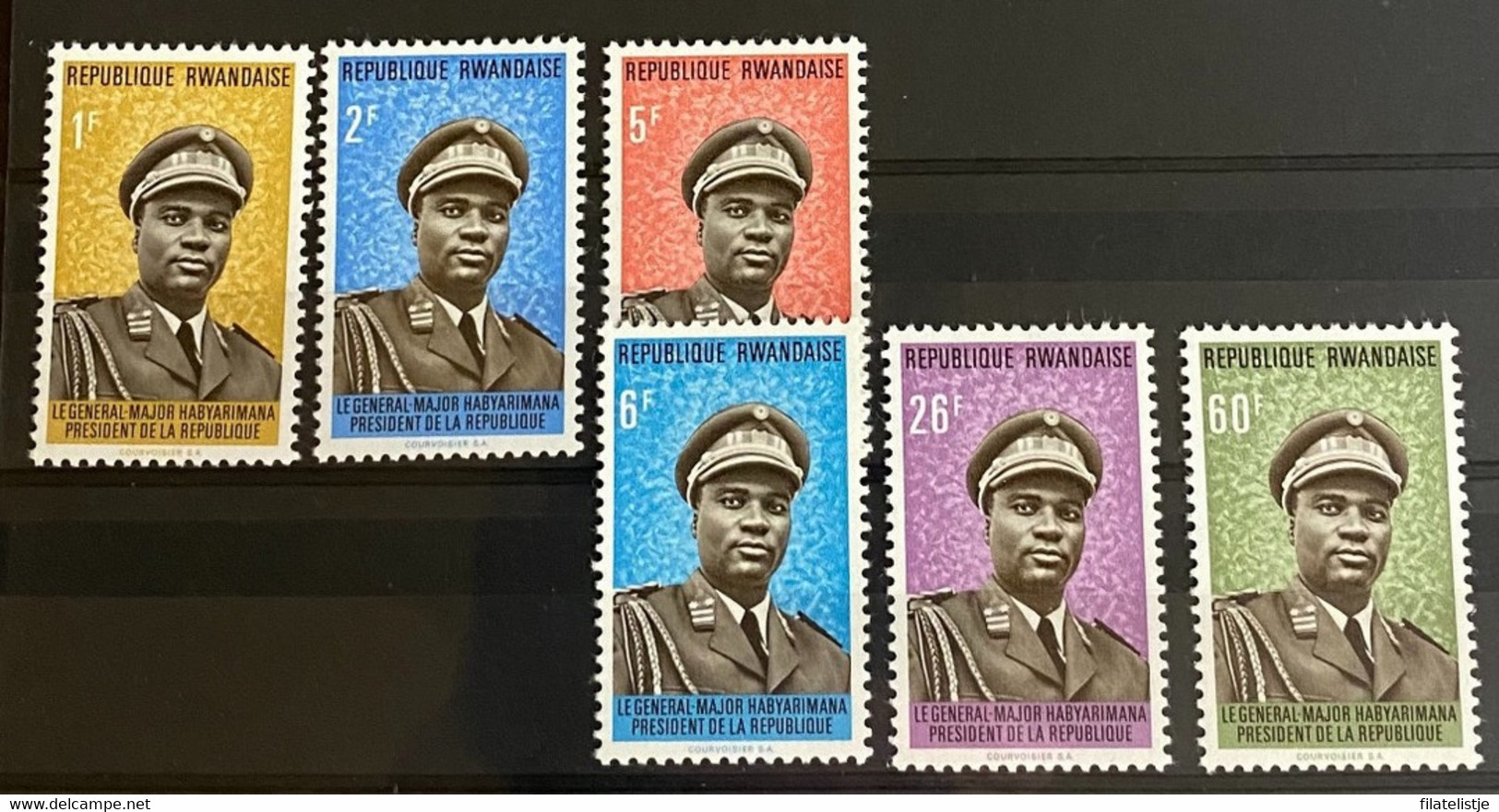 Rwanda Zegel Nrs 572 - 577 MNH*** OCB 2,50€ - Sammlungen