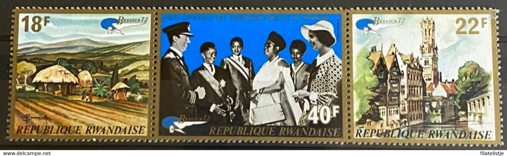 Rwanda  Zegel Nrs 482 - 484 MNH*** OCB 6€ - Collezioni