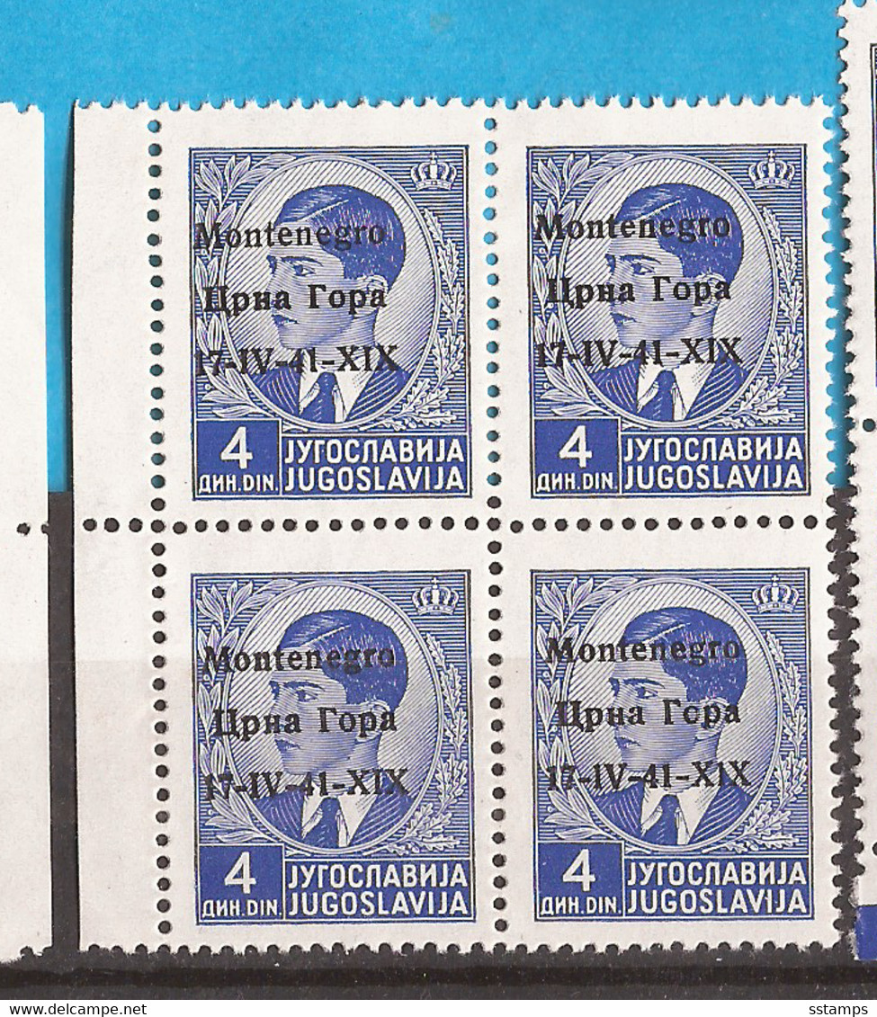 2021-03 -01 ITCGOK   1941 ITALIA MONTENEGRO OCCUPAZZIONE EXCELLENT QUALITY FOR THE COLLECTION  MNH - Montenegro