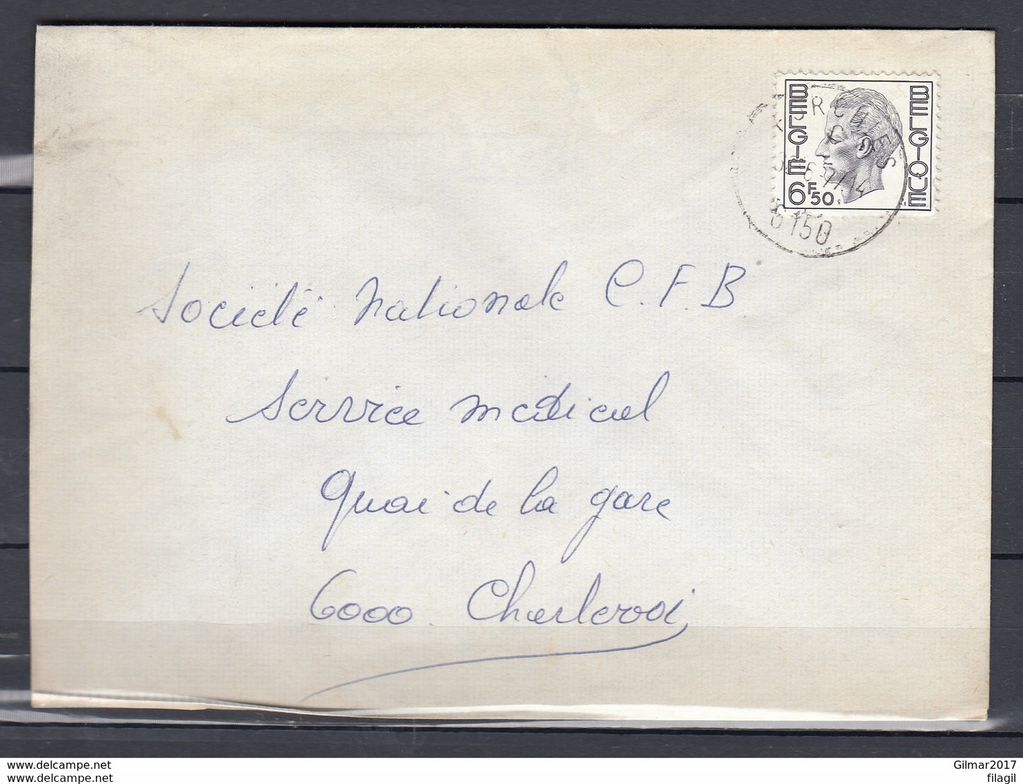 Brief Van Forchies Naar Charleroi - 1970-1980 Elström