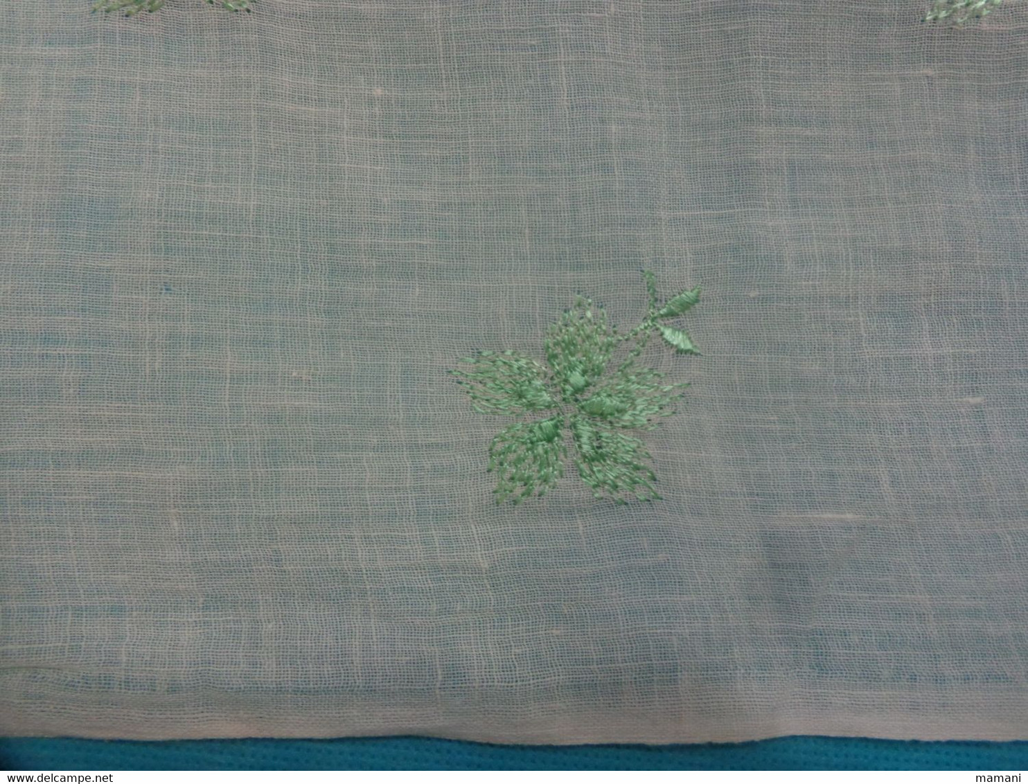 2 Rideaux Bonne Maman  Decor Vert 60x110 Vintage - Drapery