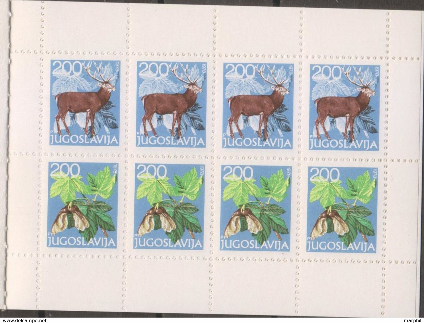 Jugoslavia 1978 MiN°1771 Libretto MH1 Cpl 16v MNH/** Vedere Scansione - Postzegelboekjes