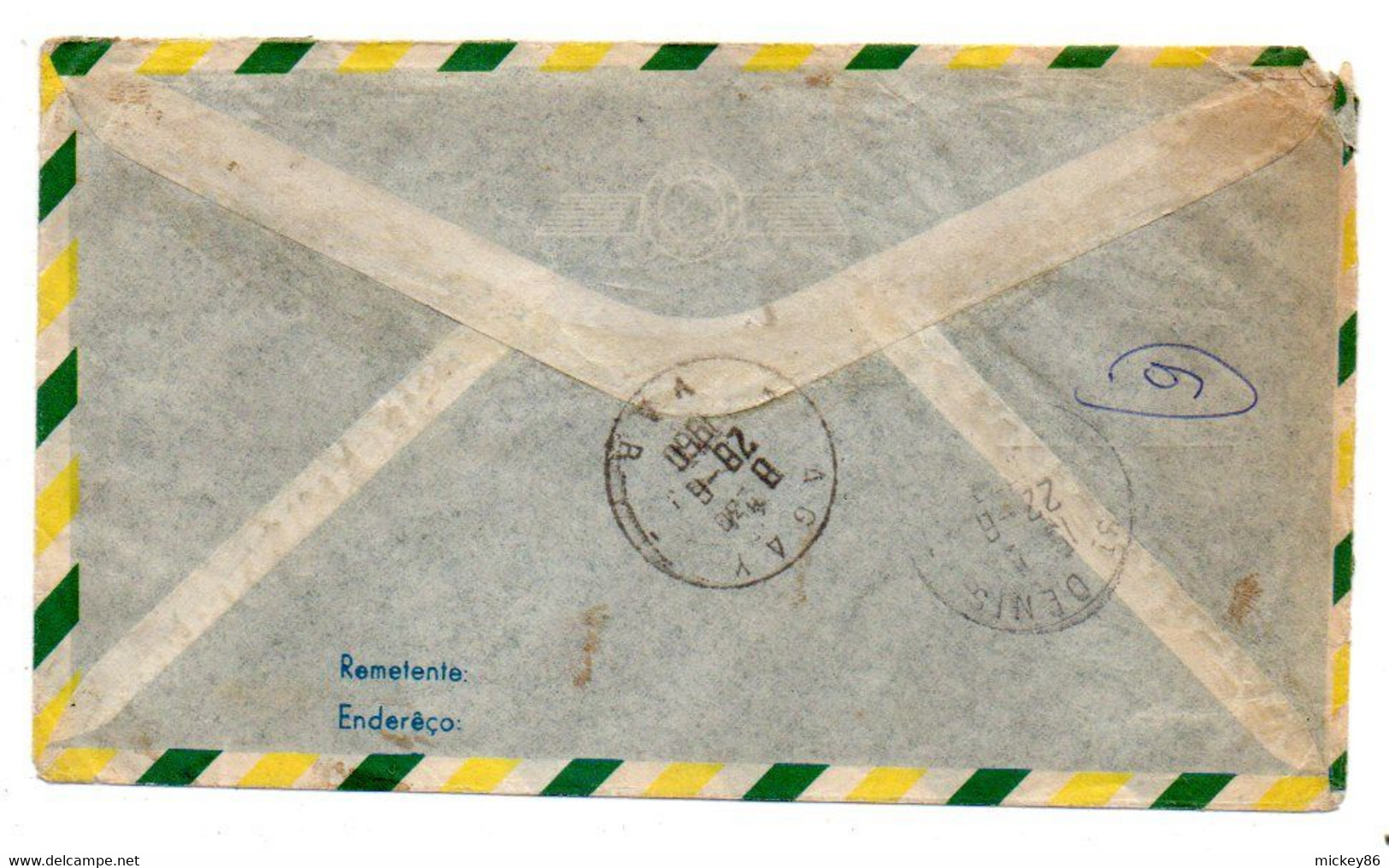 Brésil --Lot De 4 Enveloppes ( 3 Recommandées + 1 Ordinaire)..................à Saisir - Briefe U. Dokumente