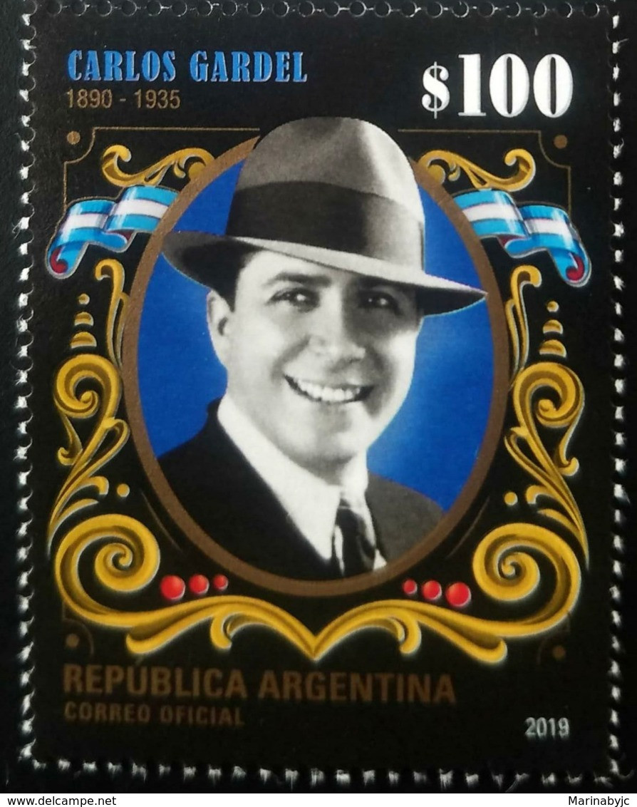 RV) 2019 ARGENTINA, TRIBUTE TO CARLOS GARDEL, MNH - Unused Stamps