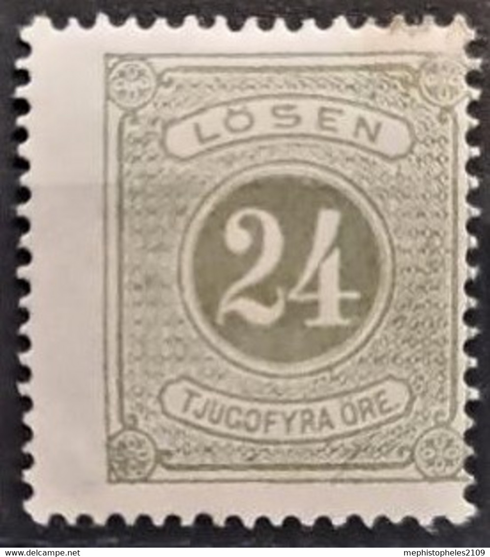 SWEDEN 1874 - MLH - Sc# J8 - Postage Due 24o - Portomarken