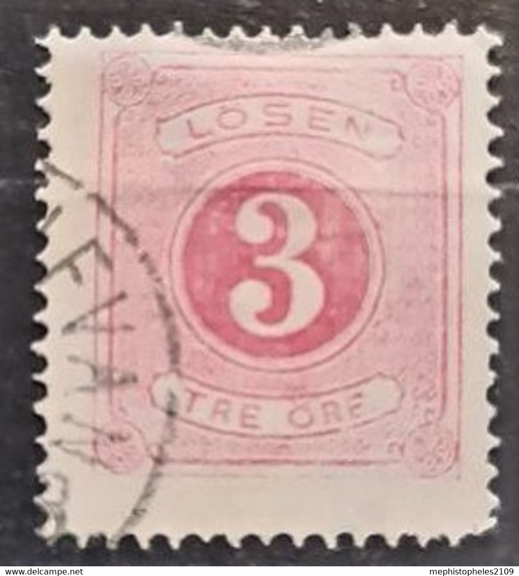 SWEDEN 1874 - Canceled - Sc# J2 - Postage Due 3o - Impuestos