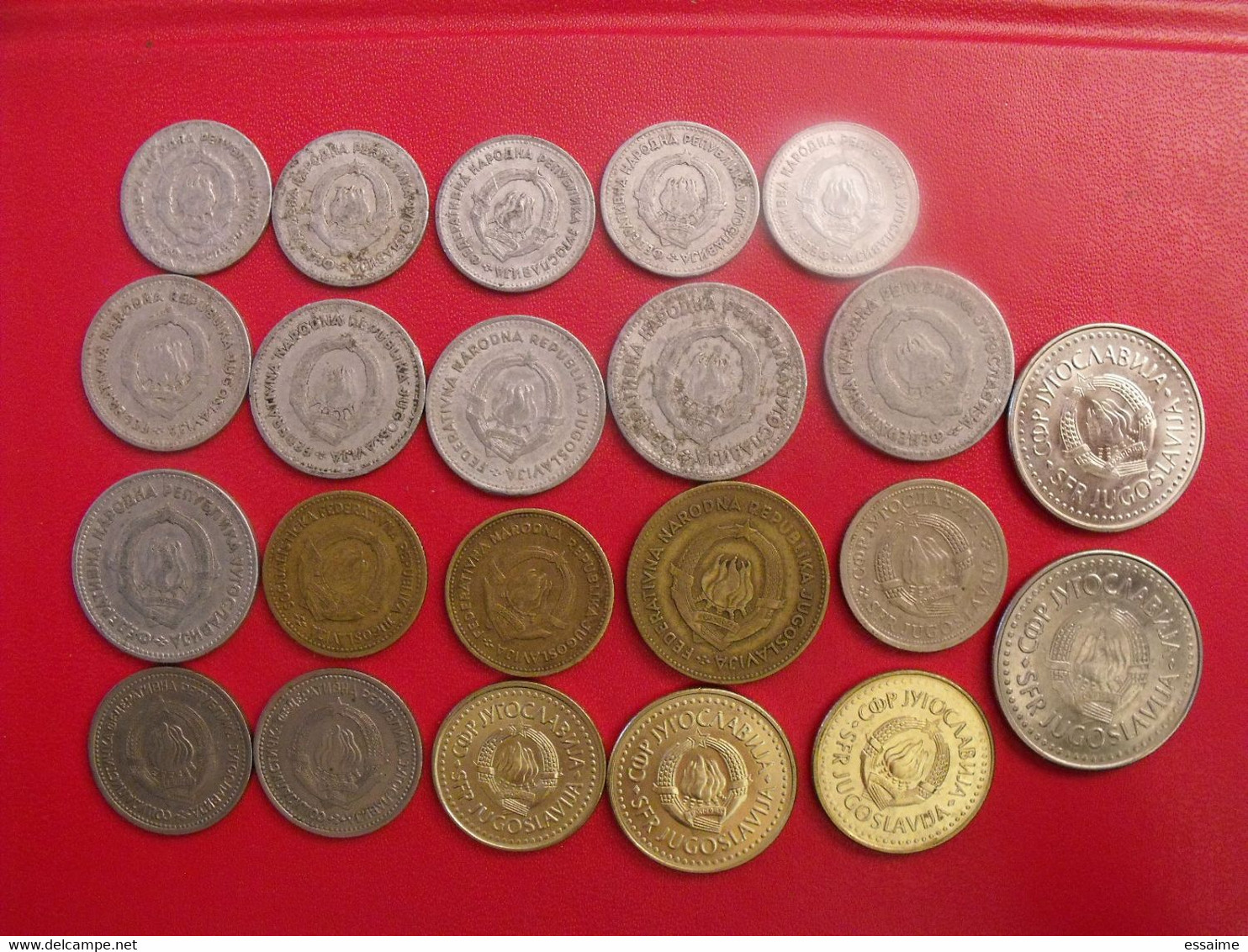 Yougoslavie. Lot De 22 Pièces : 1, 2, 5, 10, 50, 100 Dinars. 1953/1986 - Yougoslavie