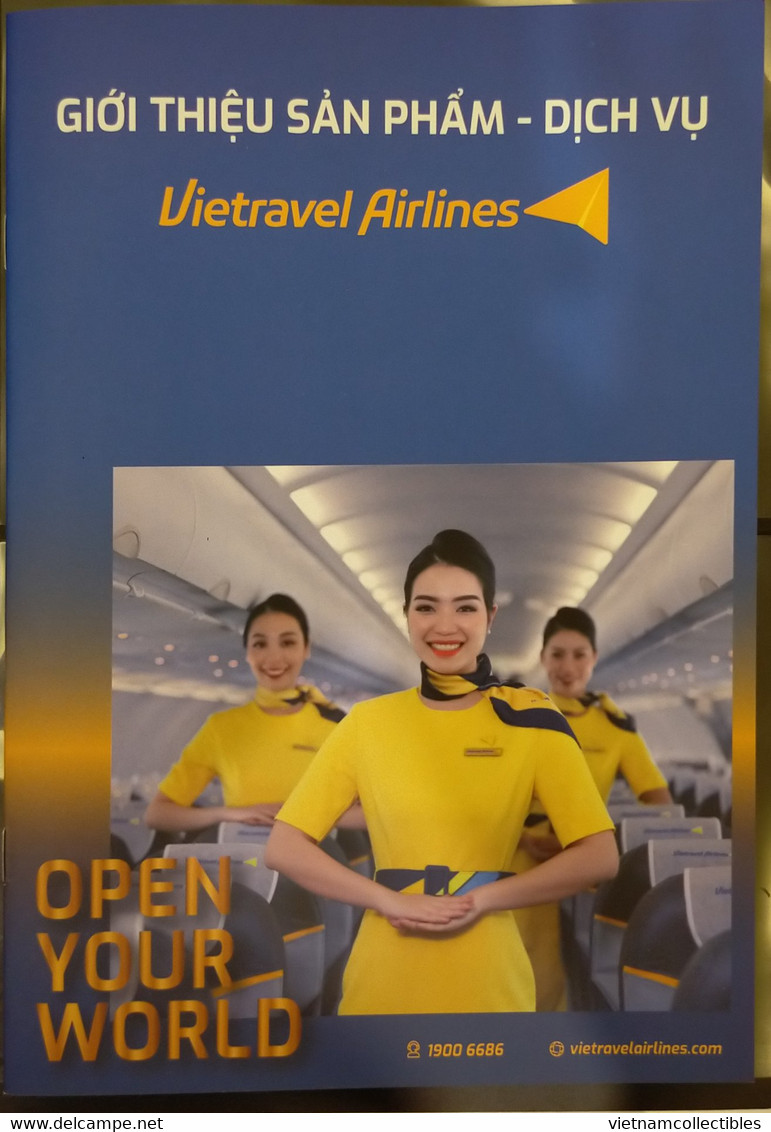 Inflight Magazine Of Vietravel Airlines Of Viet Nam Vietnam - Domestic Airlines Plus Its Menu 2021 - NEW - Magazines Inflight