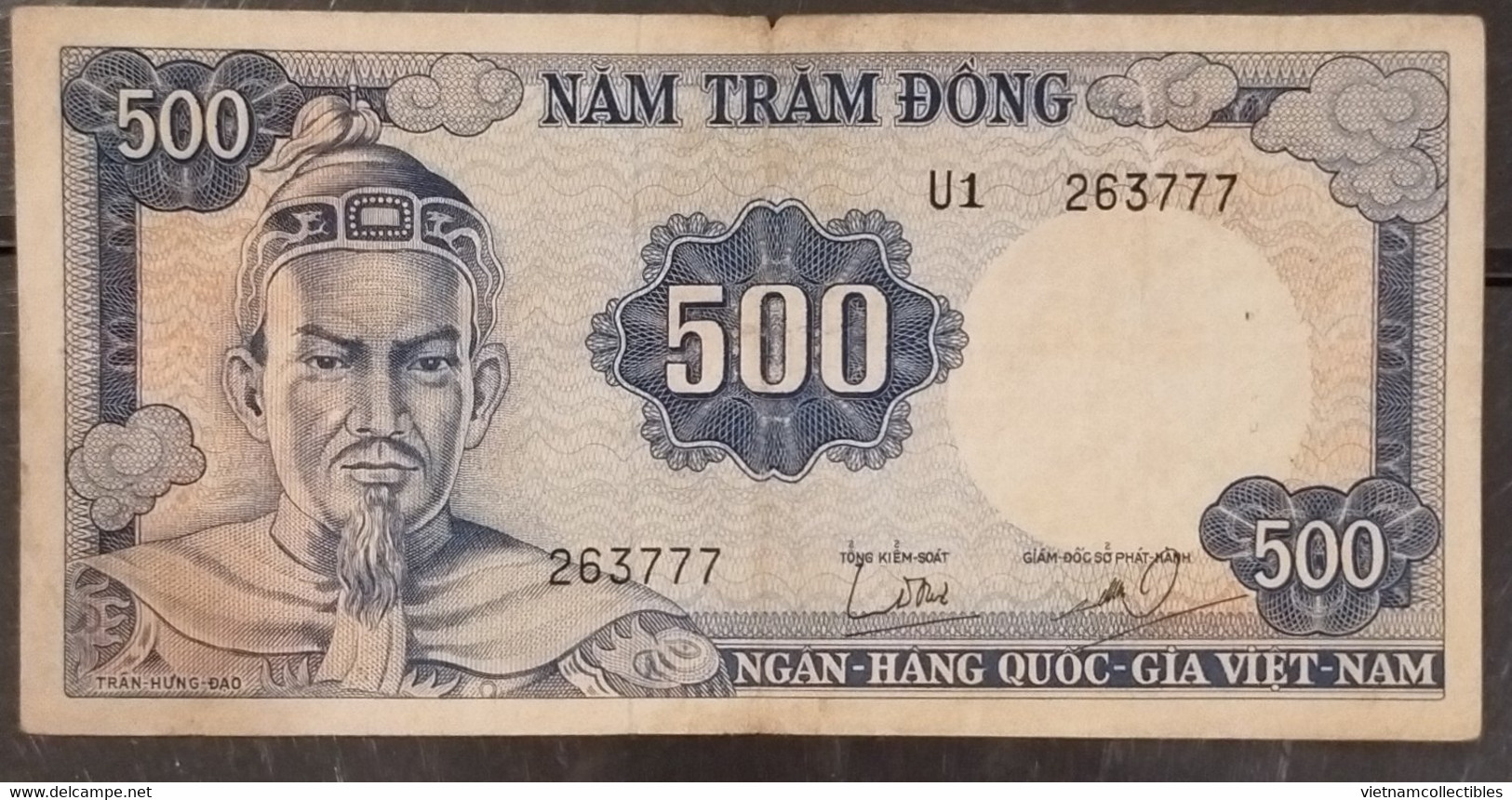 South Viet Nam Vietnam 500 Dông VF Nguyen Hue Banknote Note 1966 - P#23 / 02 Photo - Vietnam