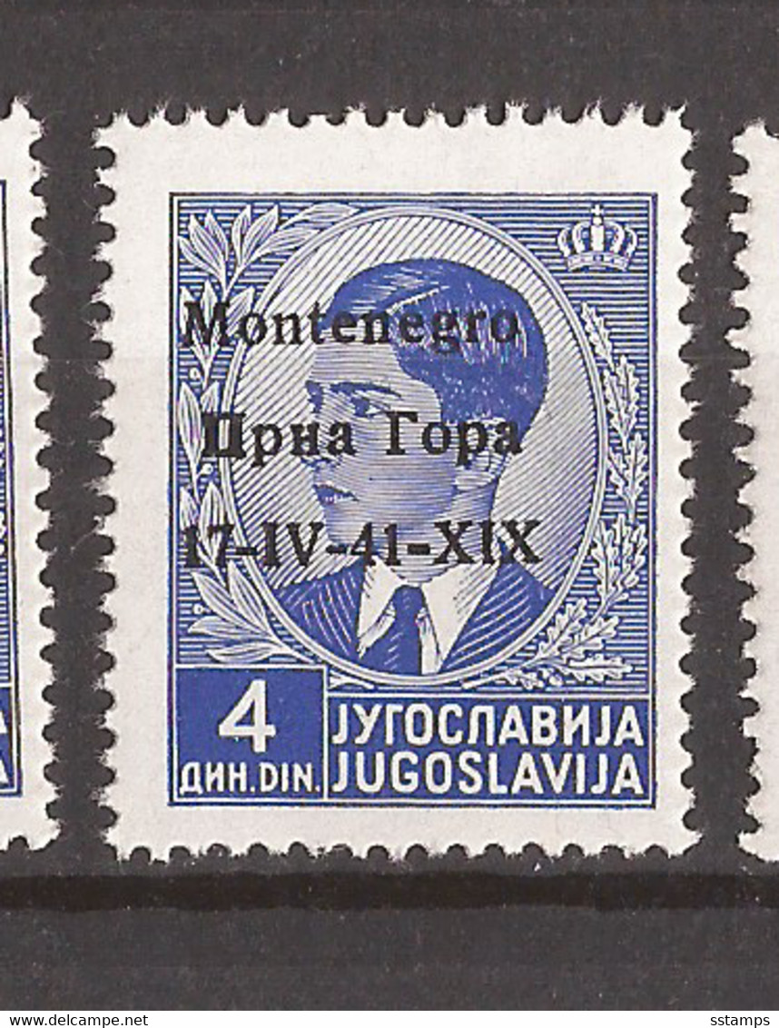 2021-03 -01 ITCGOK   1941 ITALIA MONTENEGRO OCCUPAZZIONE EXCELLENT QUALITY FOR THE COLLECTION  MNH - Montenegro