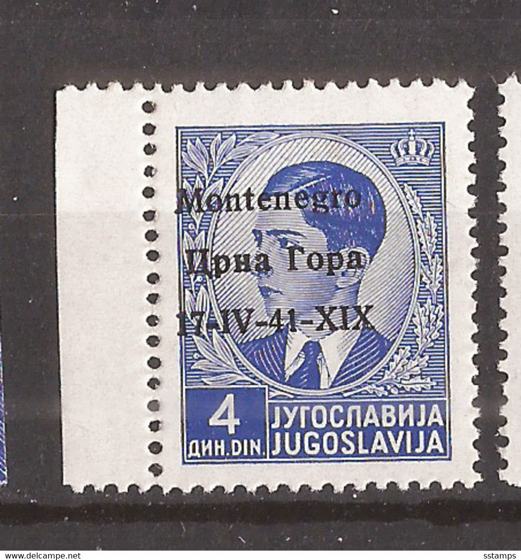 2021-03 -01 ITCGOK   1941 ITALIA MONTENEGRO OCCUPAZZIONE EXCELLENT QUALITY FOR THE COLLECTION  MNH - Montenegro