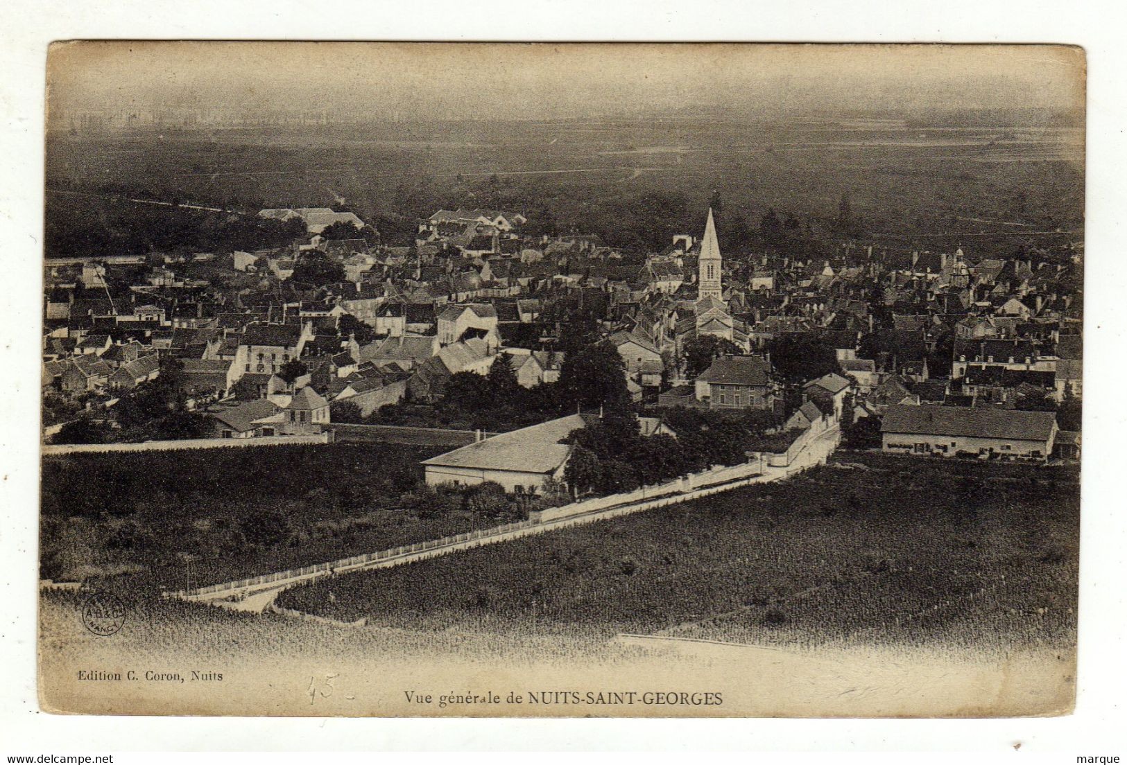 Cpa Vue Générale De NUITS SAINT GEORGES - Nuits Saint Georges