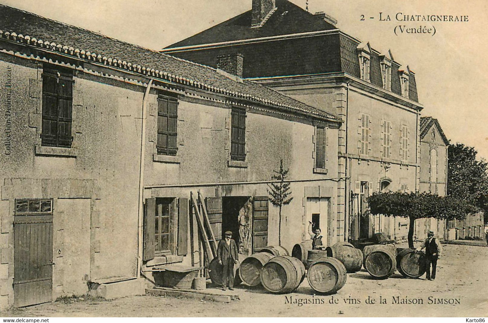 La Chataigneraie * Magasins De Vins En Gros De La Maison SIMSON * Viticulteur * Commerce Entreprise Industrie - La Chataigneraie