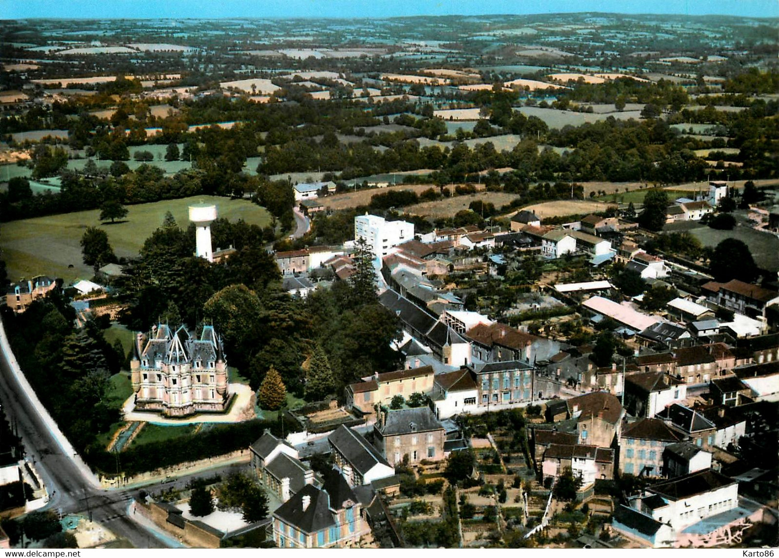 La Chataigneraie * Vue Panoramique Aérienne Du Village - La Chataigneraie