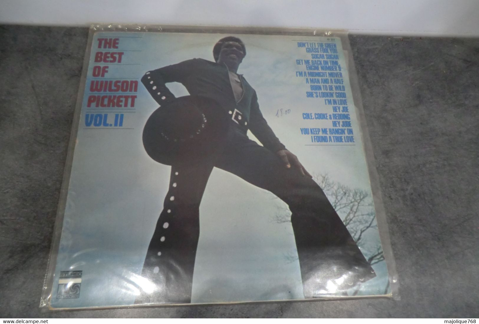 Disque De The Best Of Wilson Pickett Vol.II - Atlantic 40 225 - 1971 - Soul - R&B