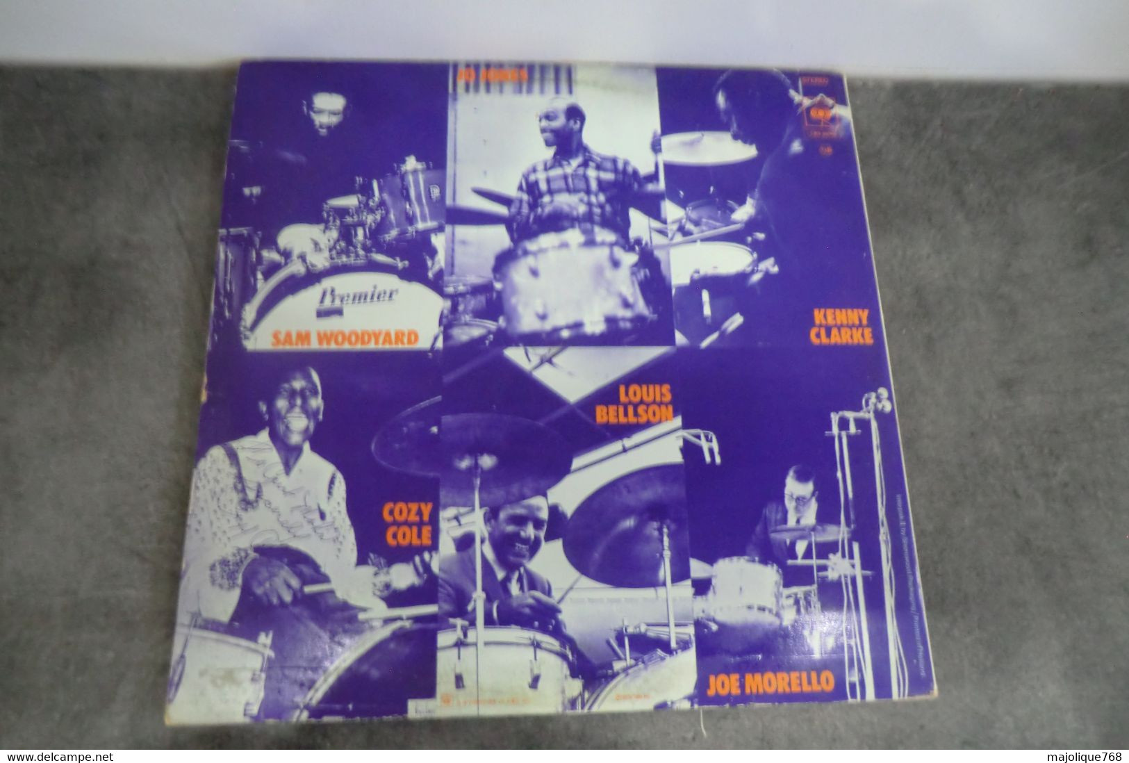 Disque Les Rois De La Batterie Kings Of Drums - CBS 88136 - 2 X Vinyle, LP, France 1975 - Jazz