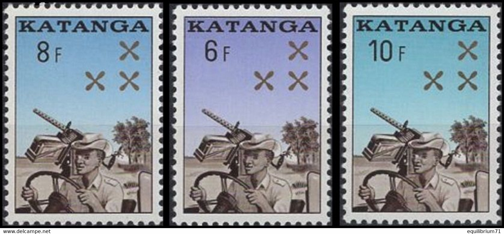 79/81** - Gendarmerie Katangaise / Katangese Rijkswacht - KATANGA - Katanga