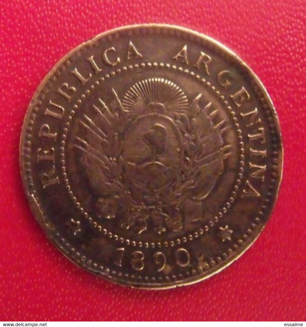 Argentine Argentina. 1 Un Centavo 1890. Republica Libertad - Argentina